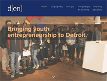 Tablet Screenshot of detroitden.com